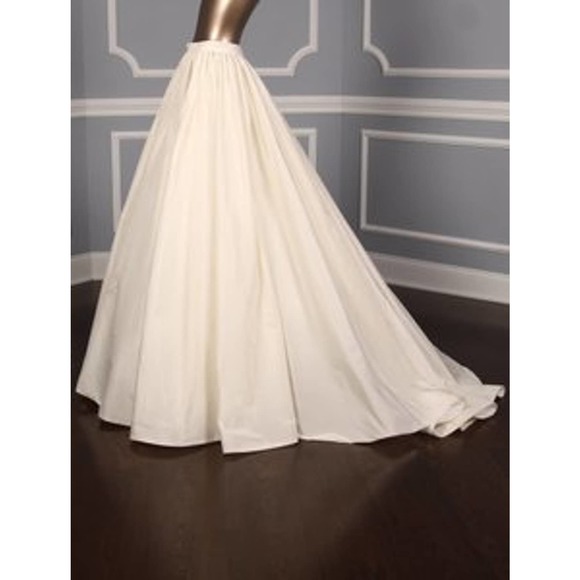 Lea-Ann Belter Grace 100% Silk Ballgown Full Formal Wedding Skirt Bridal 8 - Picture 4 of 9